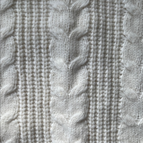 Jenni Kayne Cable Cocoon Cardigan Oversized in Ivory White Size Small NWT - Picture 7 of 12